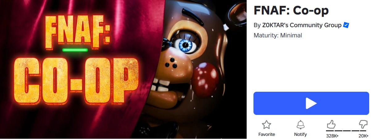 Roblox games banner